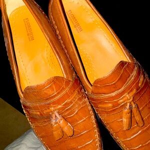 Florsheim Cognac Moc Toe Tassel Loafer